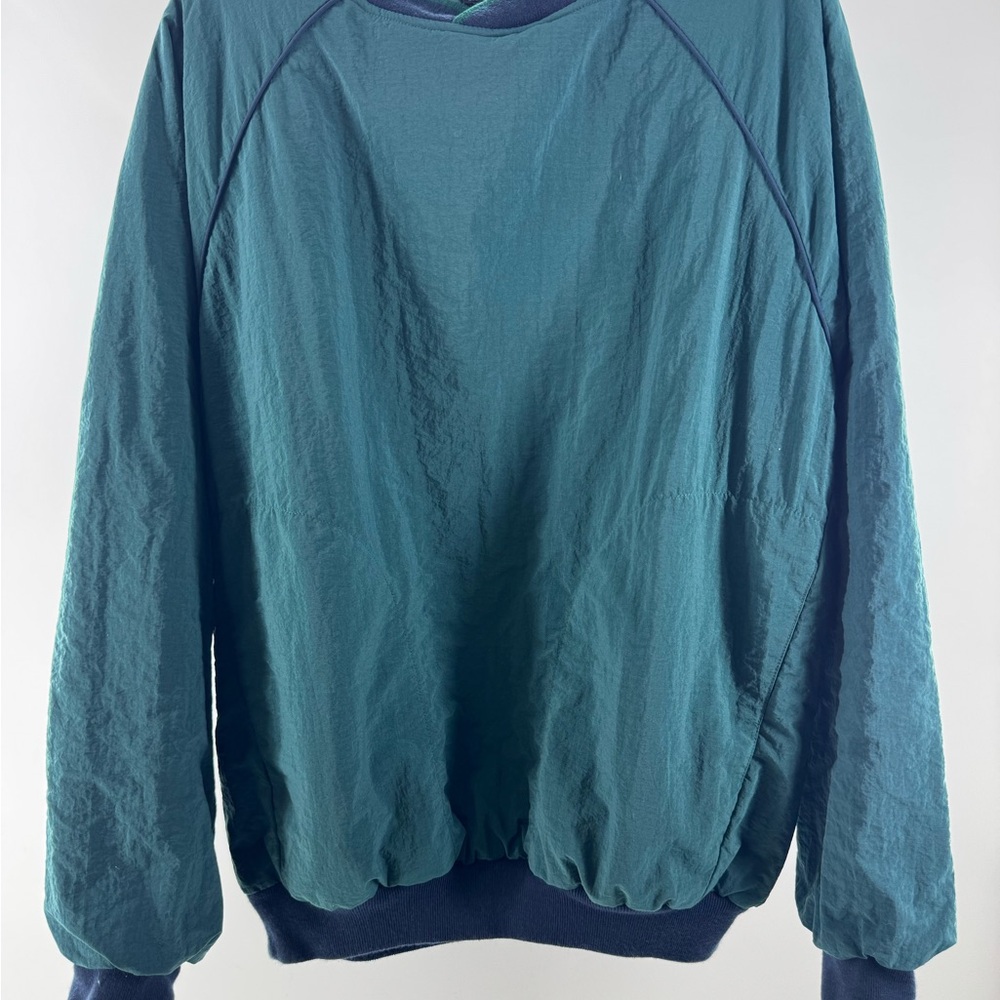 La Mode Teal and Navy Pullover